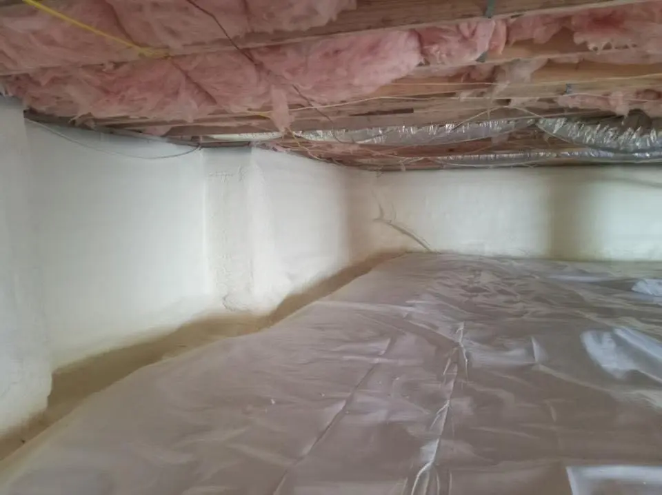 Crawl space encapsulation with closed-cell spray foam for Spray Foam Roofing in Cynthiana